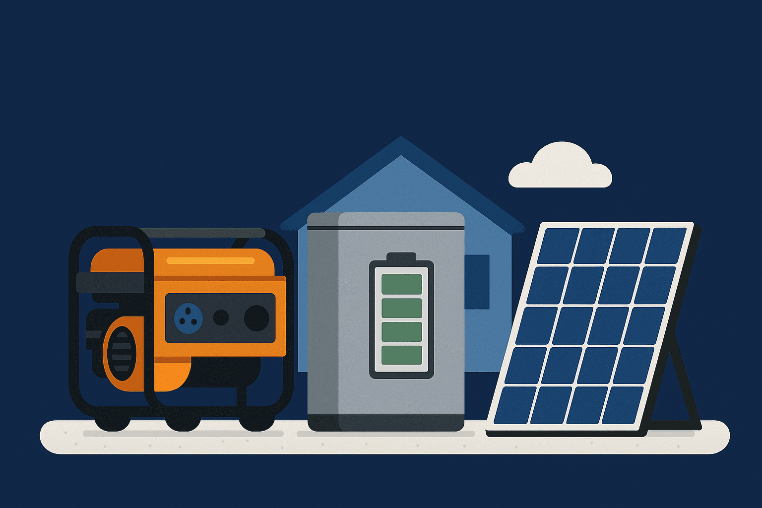 Complete Guide to Home Backup Power: Gas Generators and Battery Systems